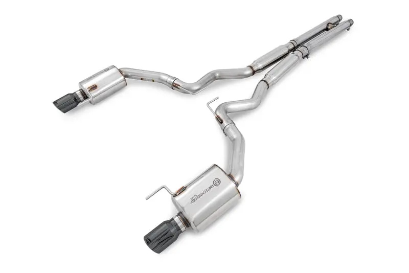 Awe Tuning S550 Mustang Gt Cat-Back Exhaust - Touring Edition (Diamond Black Tips) 1