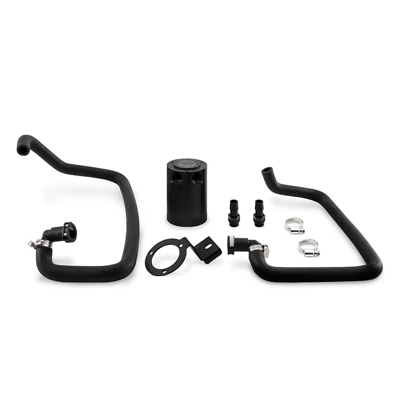 Mishimoto 2015+ Ford Mustang Ecoboost Baffled Oil Catch Can Kit - Black 1