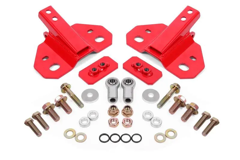 Bmr Suspension 24-25 Ford Mustang Rear Steel Shock Mount - Red 1