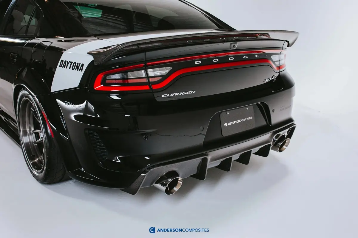 Anderson Composites Carbon Fiber Rear Diffuser 2020-2023 Dodge Charger 2