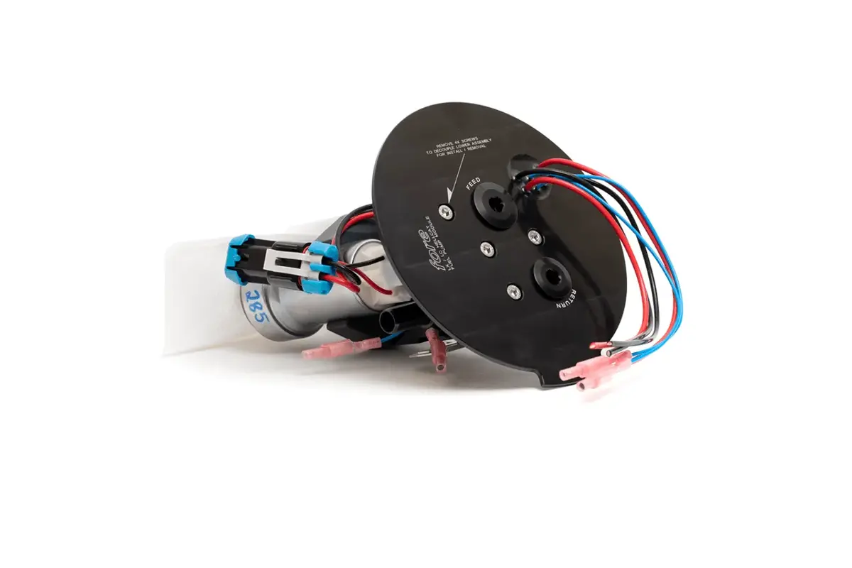 Hhp Racing Plug & Play Dual Pump Walbro 525Lph Returnless Fuel System For 15-Current Challenger & Charger Srt Hellcat 1