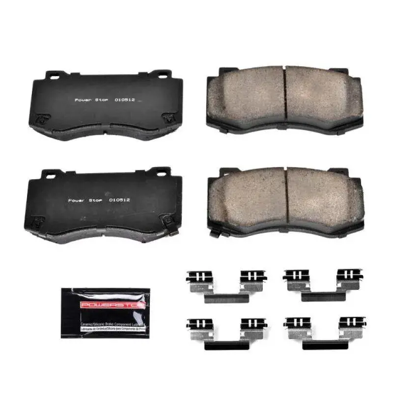 Powerstop 08-22 Charger/Challenger 4 Piston Front Z23 Evolution Sport Brake Pads W/Hardware 1