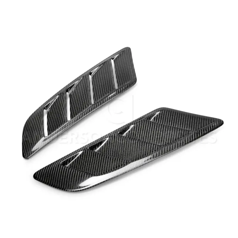 Anderson Composites 2015-2017 Ford Mustang Type-Ab Carbon Fiber Hood Vents 1