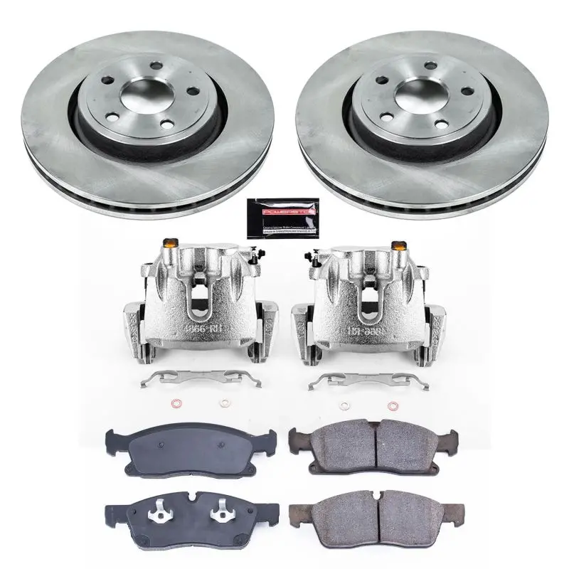 Power Stop 13-15 Jeep Grand Cherokee Front Autospecialty Kit W/Cals 1