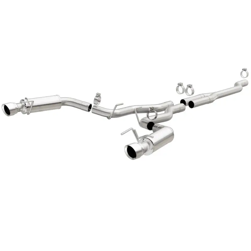 Magnaflow Cat Back, Ss, 2.5In, Competition, Dual Split Polish 4.5In Tips 2015 Ford Mustang Ecoboost 1