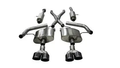 Corsa 18-21 Jeep Grand Cherokee Trackhawk 6.2L Sport Cat-Back Dual Rear Exit W/4.5In Tips 2