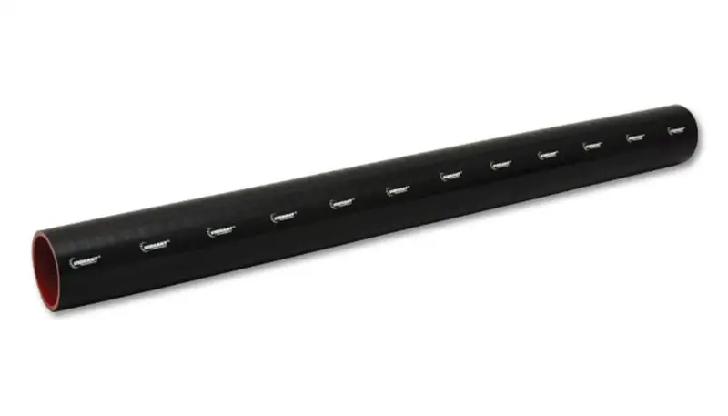 Vibrant 4 Ply Reinforced Silicone Straight Hose Coupling - 1.75In I.D. X 36In Long (Black) 1