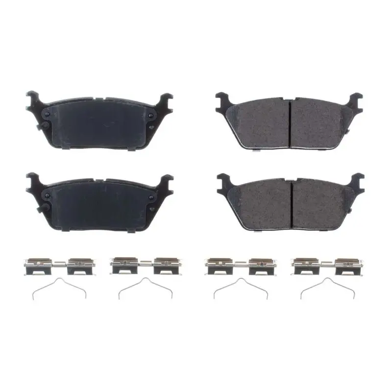 Power Stop 2019 Ram 1500 Rear Z17 Evolution Ceramic Brake Pads W/Hardware 1