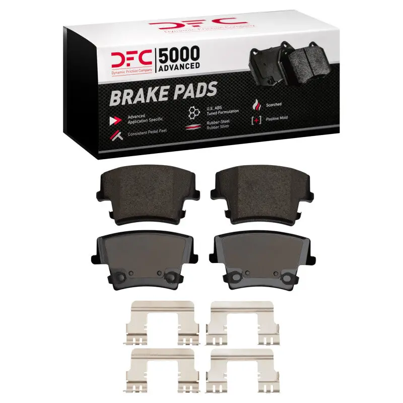Dfc 07-23 Chrysler 300 Rear 5000 Advanced Ceramic Brake Pads And Hardware Kit 1