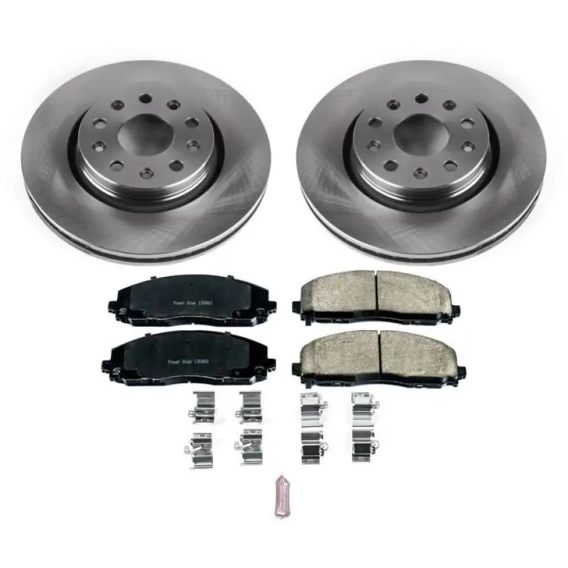 Power Stop 18-19 Jeep Wrangler Front Autospecialty Brake Kit 1