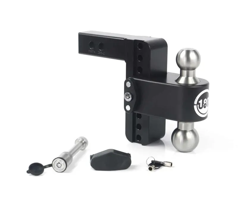 Weigh Safe 180 Hitch 6In Drop Hitch & 2In Shank (10K/12.5K Gtwr) W/Ws05 - Black Cerakote 2