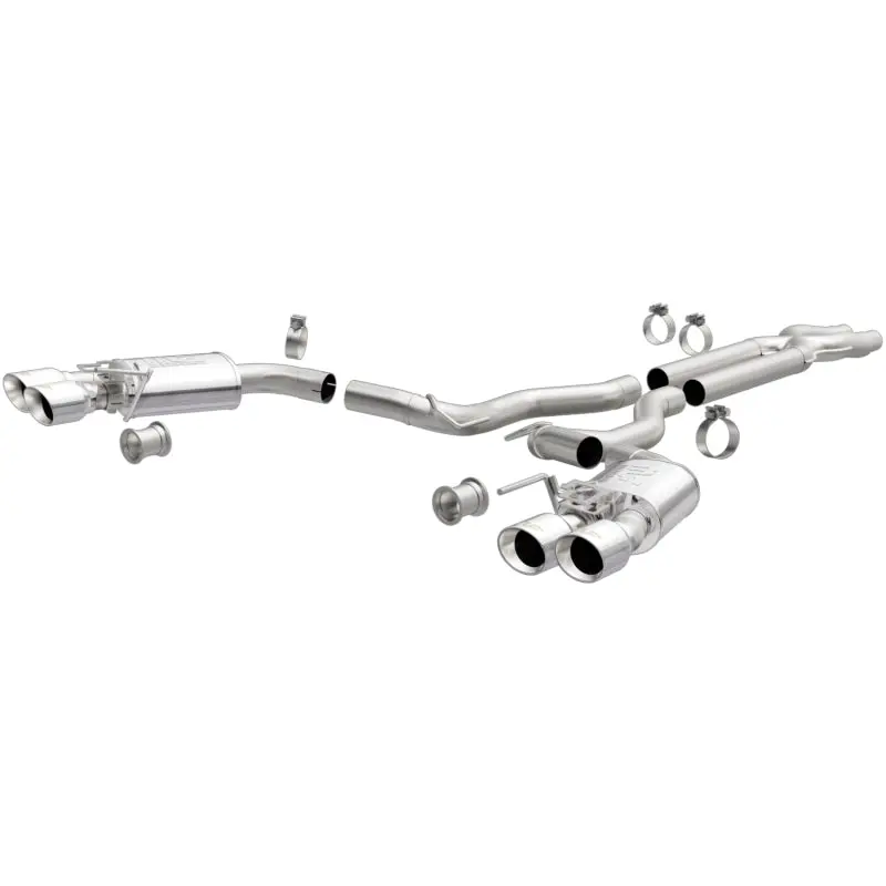 Magnaflow Sys Cat-Back 2018 Ford Mustang Gt 5.0L Competition Dual Exit Polished 4In Tips 1