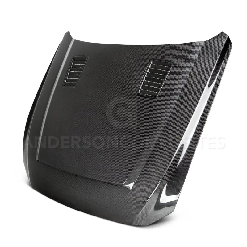 Anderson Composites 15-17 Ford Mustang (Excl. Gt350/Gt350r) Super Snake Double Sided Hood 2