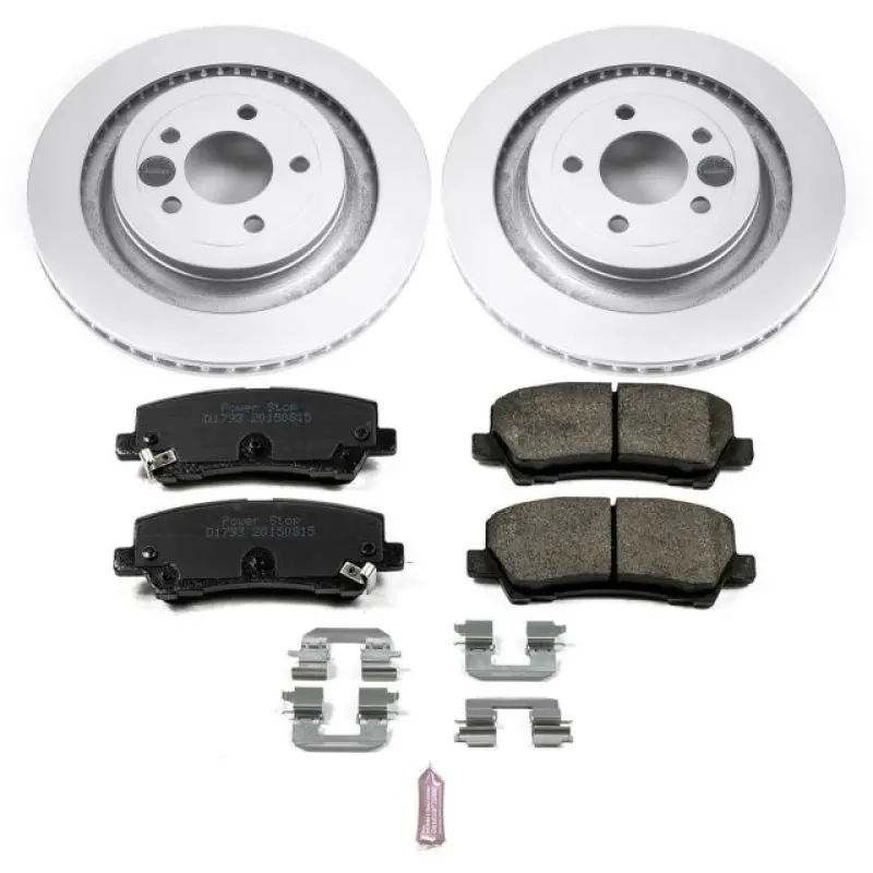 Power Stop 15-19 Ford Mustang Rear Z17 Evolution Geomet Coated Brake Kit 1