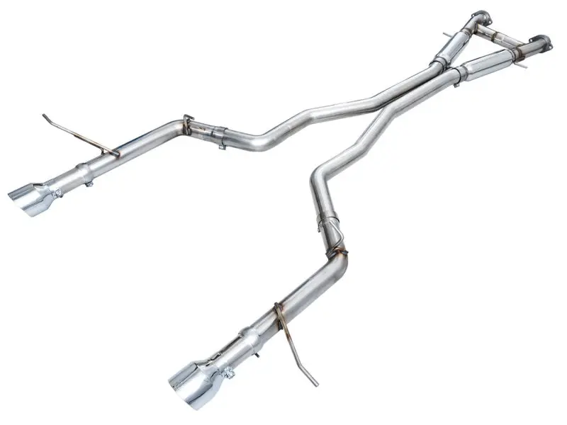 Awe Tuning 18-23 Dodge Durango Srt & Hellcat Track Edition Exhaust - Chrome Silver Tips 1