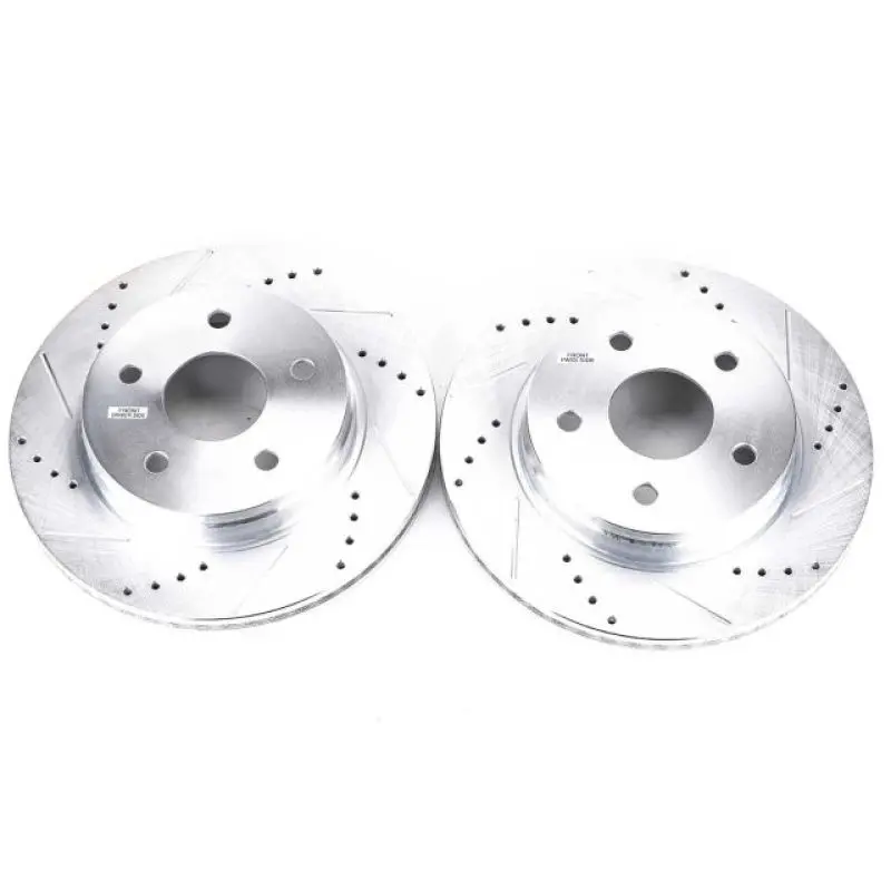 Power Stop 2009-2019 Ram 1500  Front Evolution Drilled & Slotted Rotors - Pair 1