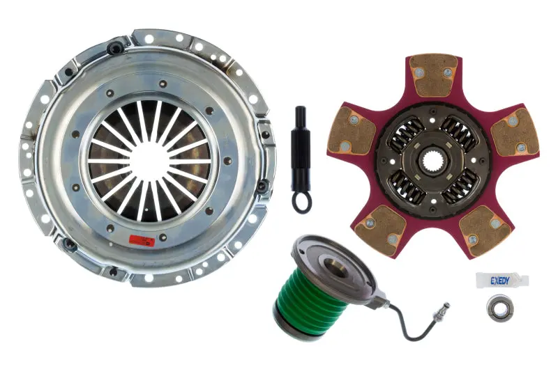 Exedy 2011-2016 Ford Mustang V8 Stage 2 Cerametallic Clutch Paddle Style Disc W/Hydraulic Sc 1