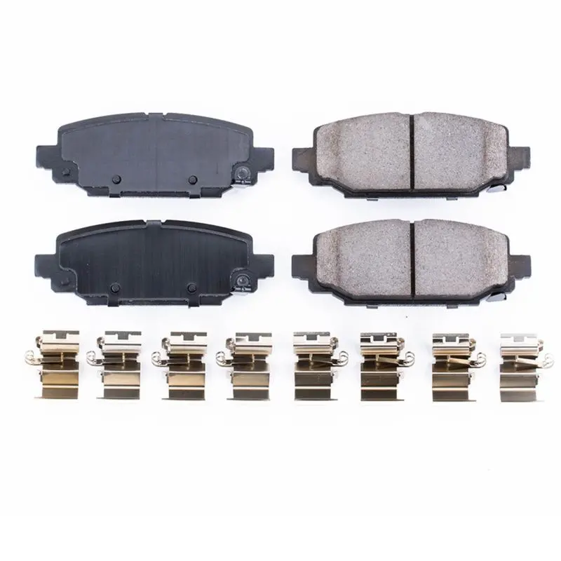 Power Stop 18-19 Jeep Wrangler Rear Z17 Evolution Ceramic Brake Pads W/Hardware 1
