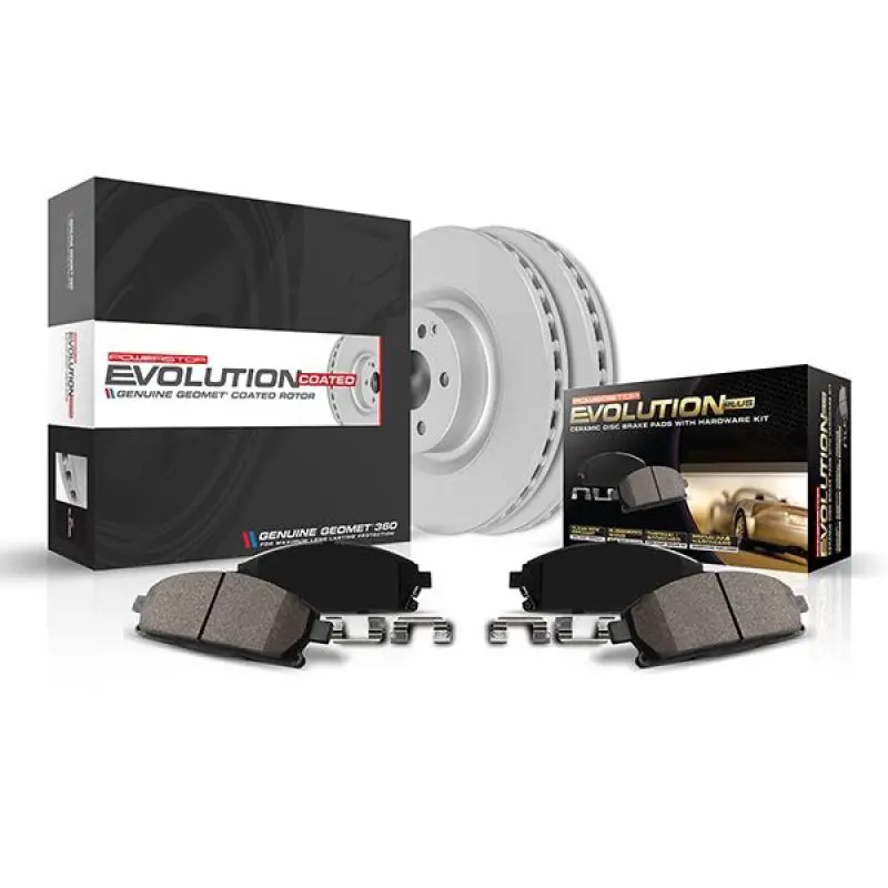 Power Stop 22-24 Jeep Grand Cherokee Front Z17 Coated Brake Kit 1