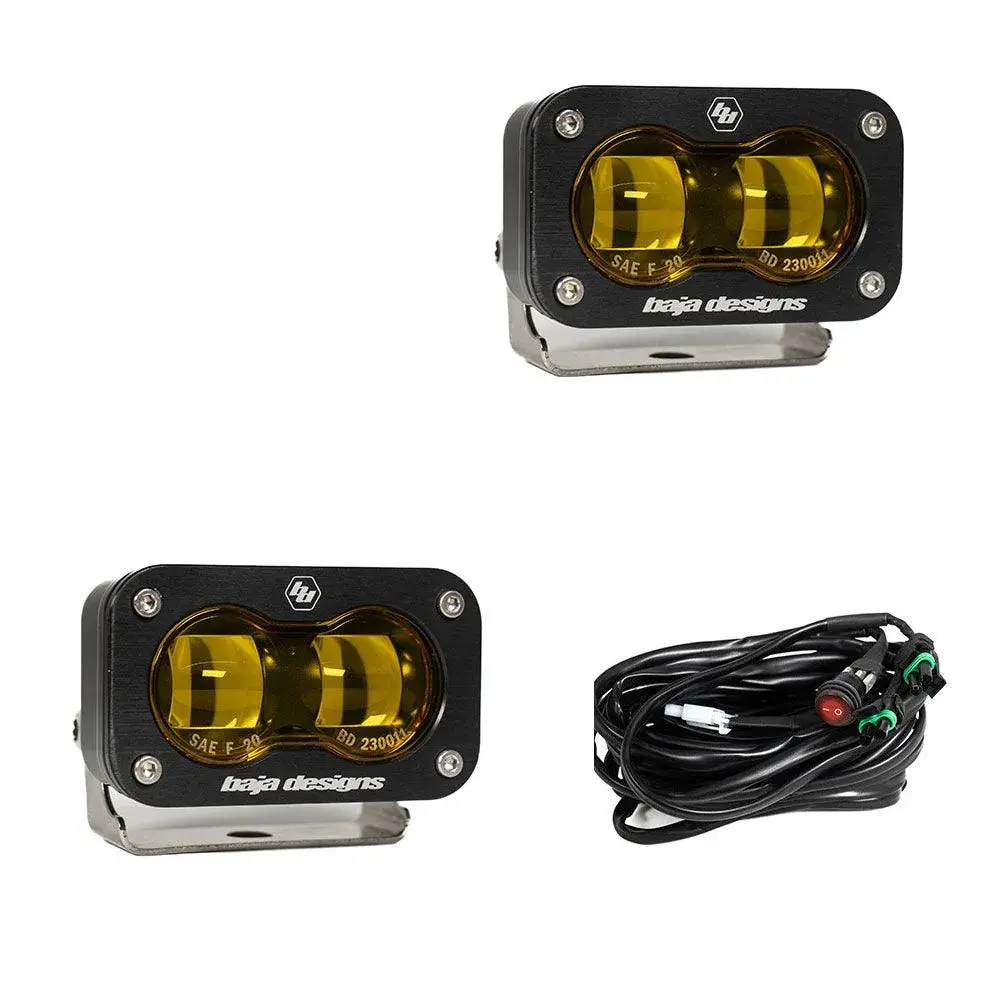 Baja Designs S2 Sae Led Auxiliary Light Pod Pair - Universal 1