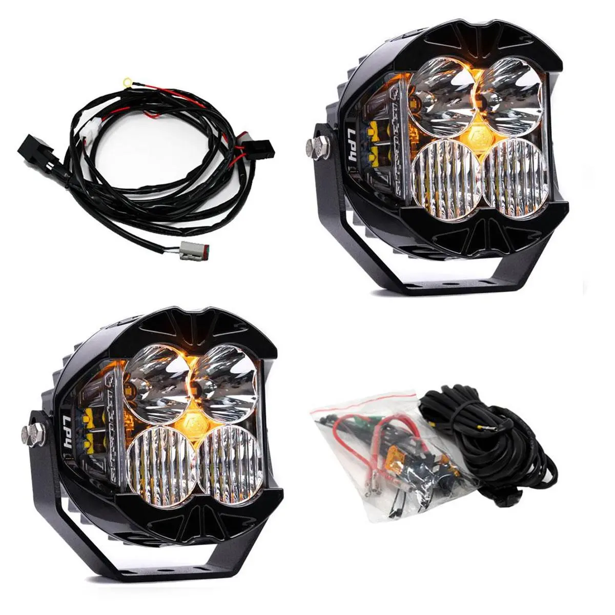 Baja Designs Lp4 Pro Driving/Combo Led - Clear (Pair) 1