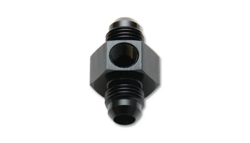 Vibrant -8An Male Union Adapter Fitting W/ 1/8In Npt Port 1