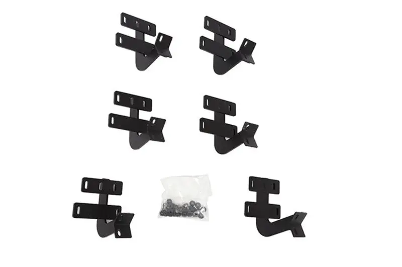 Deezee 19-23 Dodge/Ram Ram Running Board Hex Side Step Bracket Kit 1