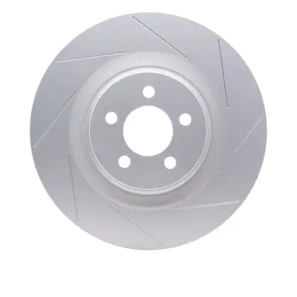Dynamic Friction 2008-2023 Dodge Charger / Challenger/ 300 4 Piston Slotted Front Rotor 1
