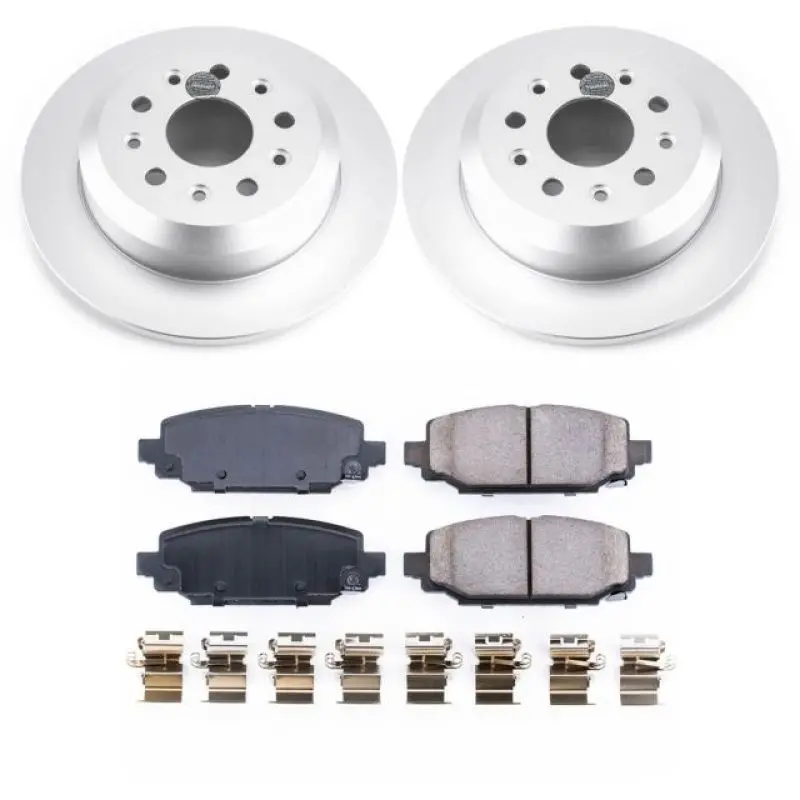 Power Stop 18-19 Jeep Wrangler Rear Z17 Evolution Geomet Coated Brake Kit 1