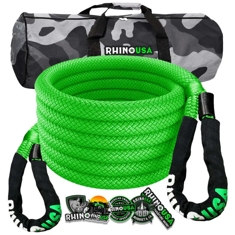 Rhino Usa Kinetic Energy Recovery Rope (7/8In X 20Ft) Green 1