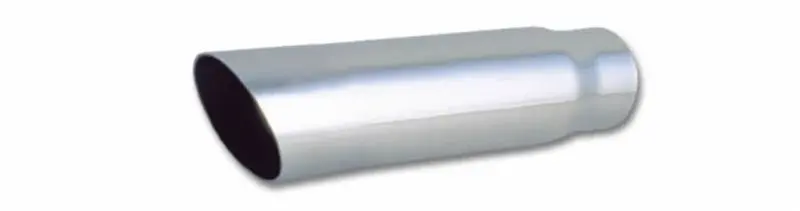 Vibrant 3In Round Ss Truck/Suv Exhaust Tip (Single Wall Angle Cut) - 2.5In Inlet 11In Long 1