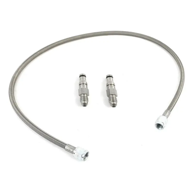 Mcleod 2015+ Ford Mustang Steel Braided Hydraulic Clutch Line 1