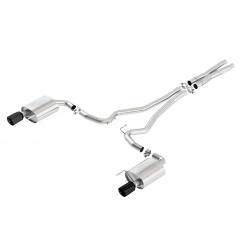 Ford Racing 2015 Mustang 5.0L Sport Cat-Back Exhaust System Black Chrome 1