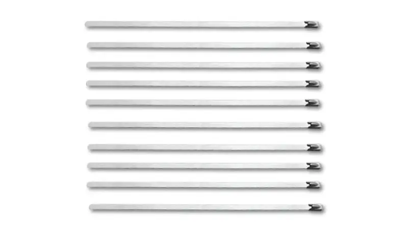 Vibrant Stainless Steel Cable Ties 14.5In Long (10 Cable Ties / Pack) 1