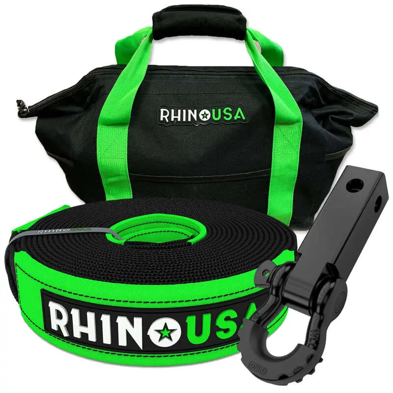 Rhino Usa 20Ft Tow Strap/Hitch Combo 1