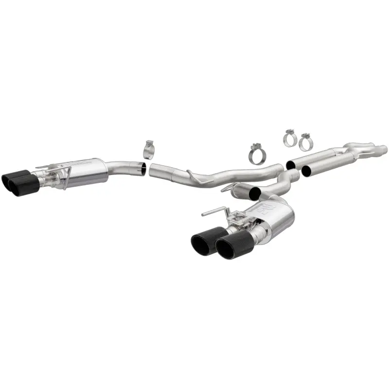 Magnaflow Cat-Back 2016 Ford Mustang Shelby Gt350/Gt350r 5.2L V8 Carbon Fiber Tips 1