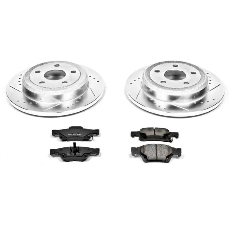 Power Stop 11-19 Dodge Durango Rear Z23 Evolution Sport Brake Kit 1