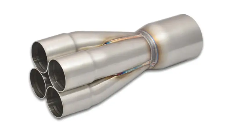Vibrant 4-1 Ss Merge Collectors (1-3/4In Inlet Slipover Id 2-1/2In Merge Outlet Od) Single Unit 2