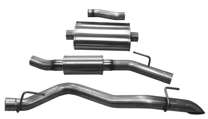 Corsa 2020-2025 Jeep Gladiator Jt 3.0In Cat-Back Touring Single Side Exit W/ Turn Down Tip 2