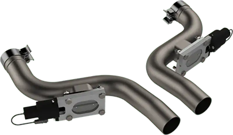 Qtp 11-23 Dodge Challenger/Charger 5.7L 2.5In 304Ss Aggressor Cutout Dual Mid Pipes 1