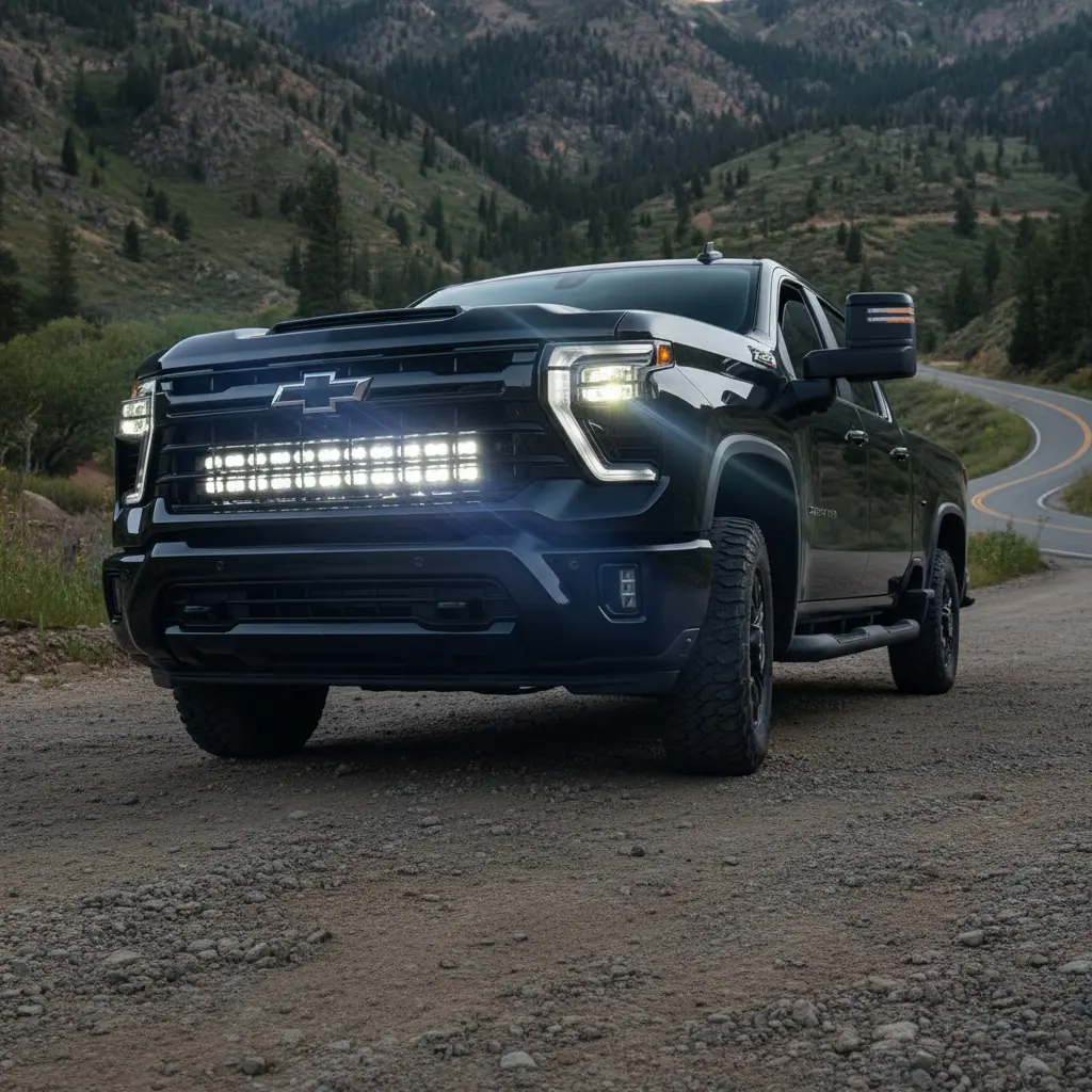 2020+ Chevrolet Silverado 2500/3500Hd Dual 40S Light Bars - Pro 1