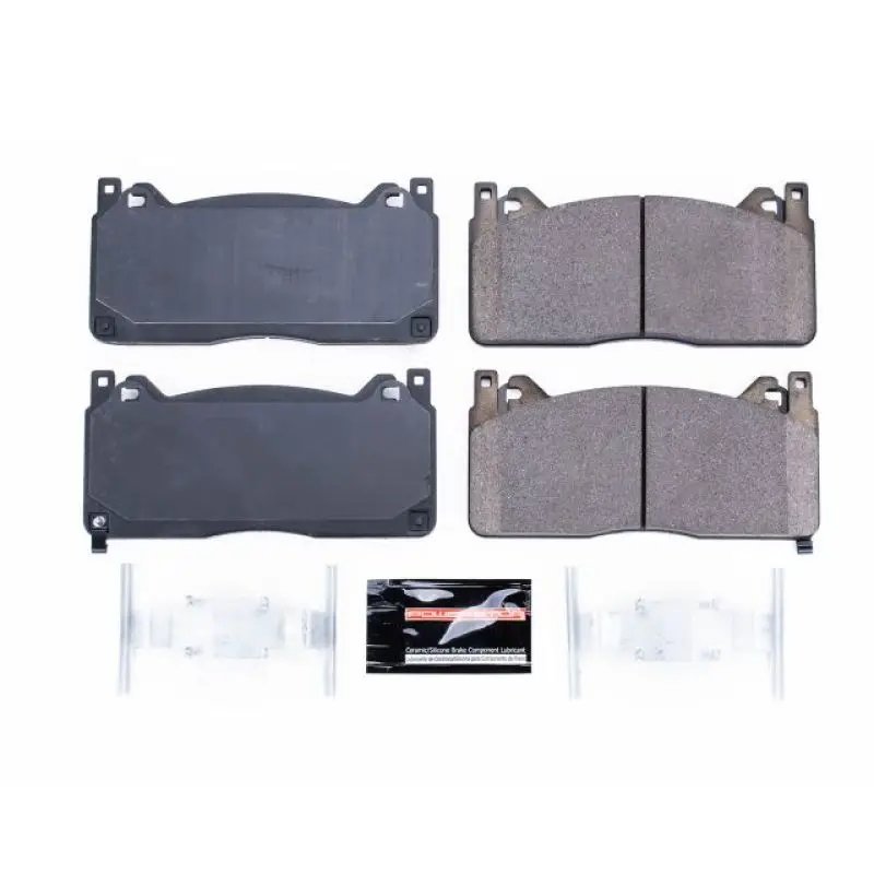 Power Stop 16-19 Ford Mustang Front Z23 Evolution Sport Brake Pads W/Hardware 1