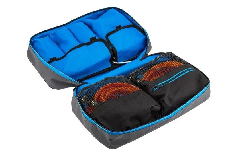 Arb Inflation Case Black Finish W/ Blue Highlights Pvc Material Reflective Strips 1
