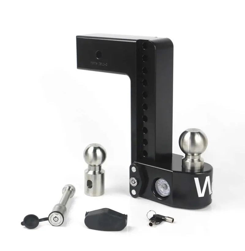 Weigh Safe 10In Drop Hitch W/Built-In Scale & 3In Shank (8K/21K Gtwr) W/Ws05 - Black Cerakote 2
