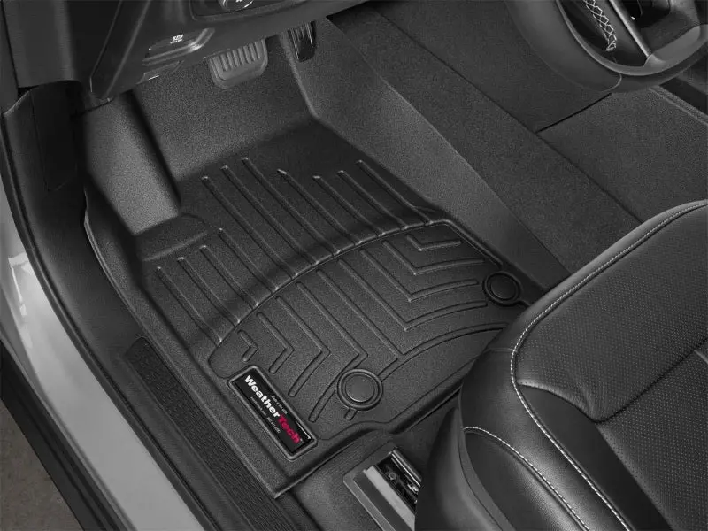 Weathertech 21-23 Jeep Grand Cherokee L & 2022+ Grand Cherokee 4Xe Only Front Floorliner - Black 1