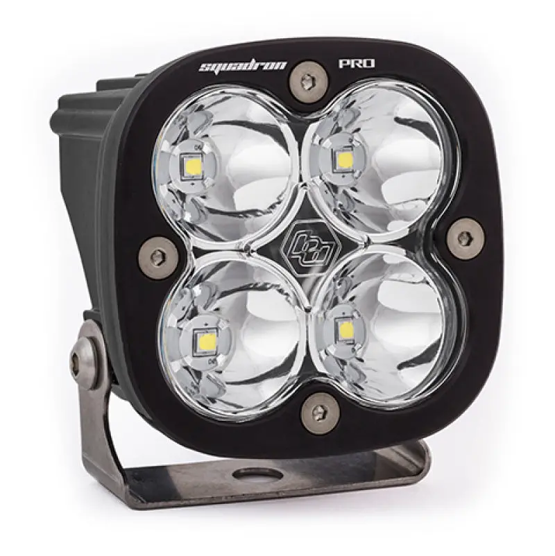 Baja Designs Squadron Pro Black Work/Scene Pattern Led Light Pod - Clear 1