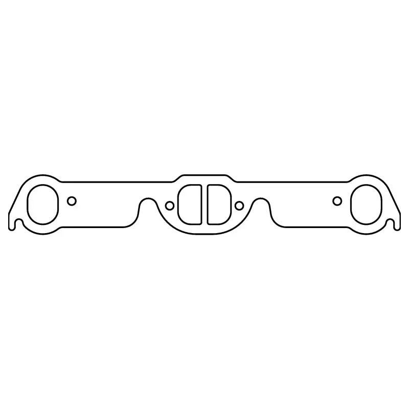 Cometic Pontiac V8 .094In Htg Exhaust Manifold Gasket Set - 1.940In X 1.500In D/Oval Ports 1