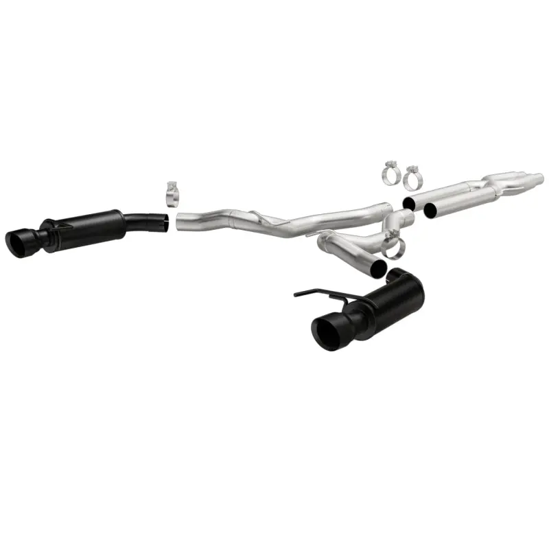 Magnaflow Cat-Back 15-16 Ford Mustang 5.0L V8 Competition Ss 3In Dual Split Rear 4.5In Black Tips 1