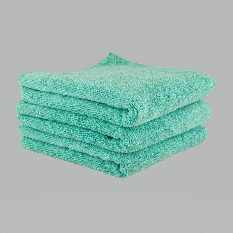 Chemical Guys Workhorse Professional Microfiber Towel (Exterior)- 24In X 16In - Green - 3 Pack (P16) 1