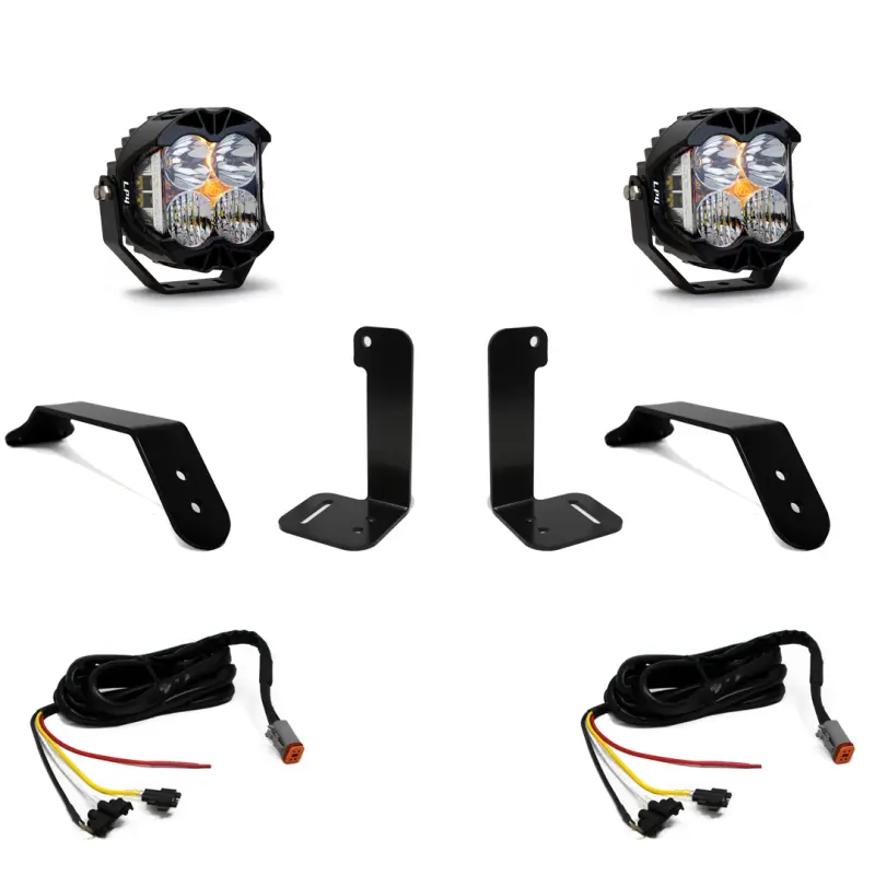 Baja Designs 2018+ Jeep Jl/Jt Dual Lp4 Auxiliary Light Kit W/Upfitter 1